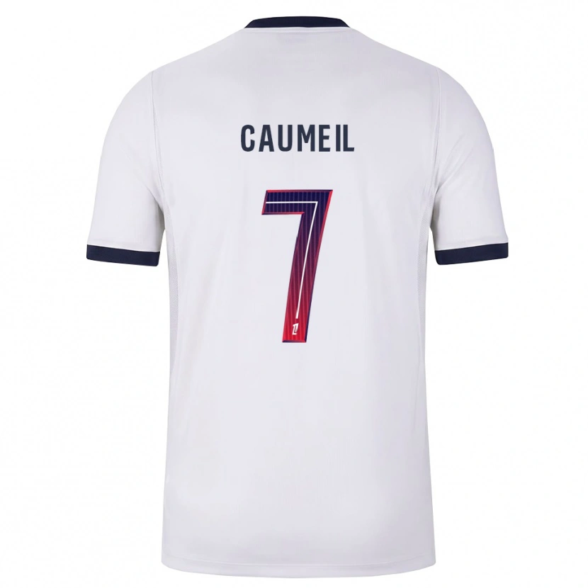 Danxen Damen Paul Caumeil #7 Weiß Schwarz Rot Auswärtstrikot Trikot 2026/27 T-Shirt Österreich