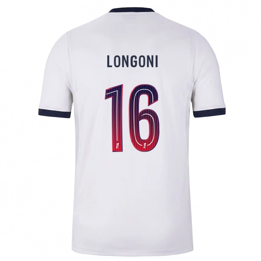 Danxen Damen Alessandro Longoni #16 Weiß Schwarz Rot Auswärtstrikot Trikot 2026/27 T-Shirt Österreich