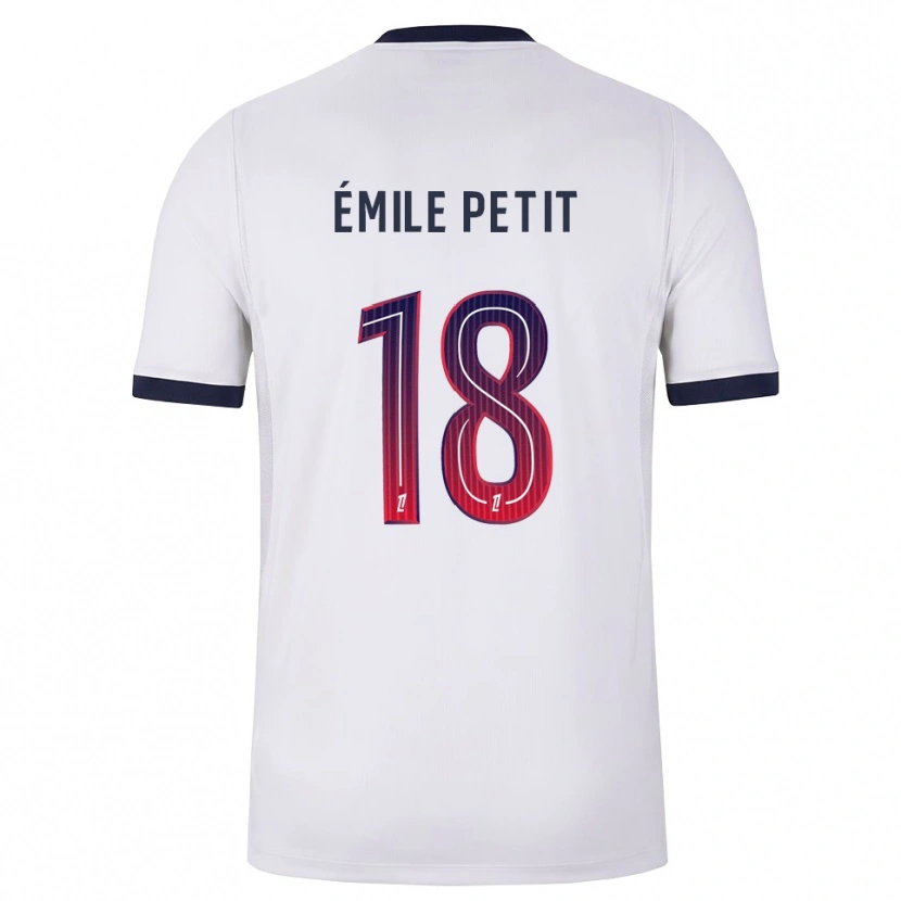 Danxen Damen Noé Émile Petit #18 Weiß Schwarz Rot Auswärtstrikot Trikot 2026/27 T-Shirt Österreich