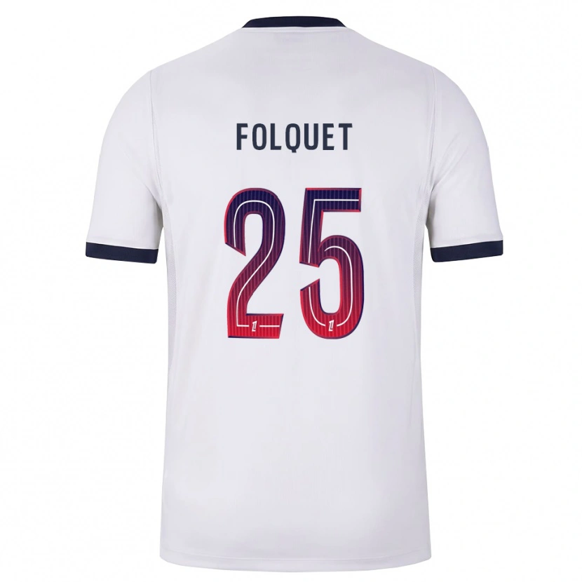 Danxen Damen Magnaba Folquet #25 Weiß Schwarz Rot Auswärtstrikot Trikot 2026/27 T-Shirt Österreich