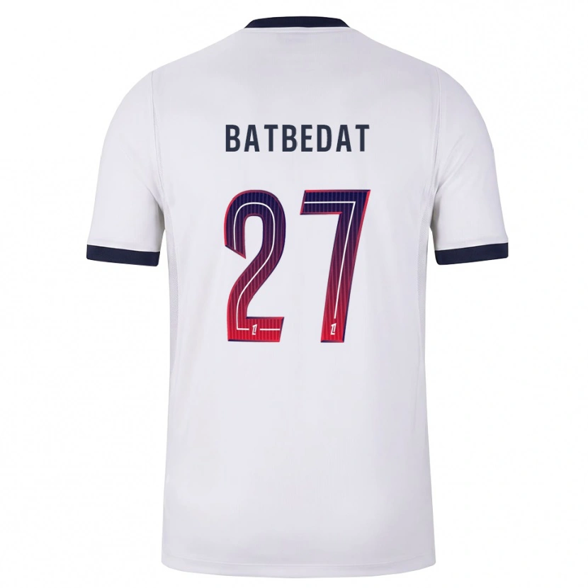 Danxen Damen Lucas Batbedat #27 Weiß Schwarz Rot Auswärtstrikot Trikot 2026/27 T-Shirt Österreich