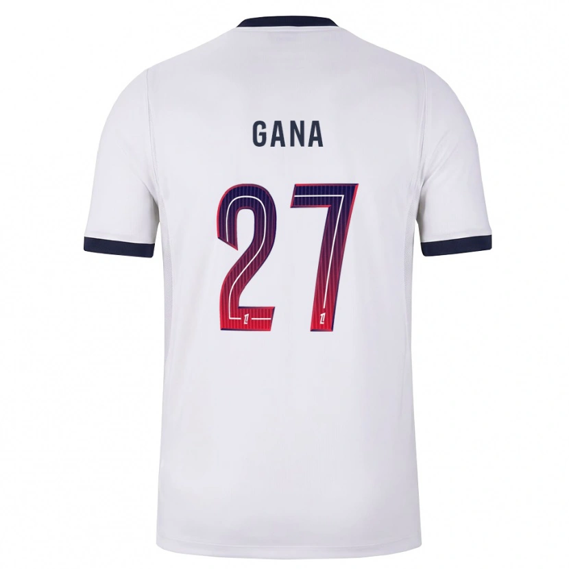 Danxen Damen Idrissa Gana Gueye #27 Weiß Schwarz Rot Auswärtstrikot Trikot 2026/27 T-Shirt Österreich