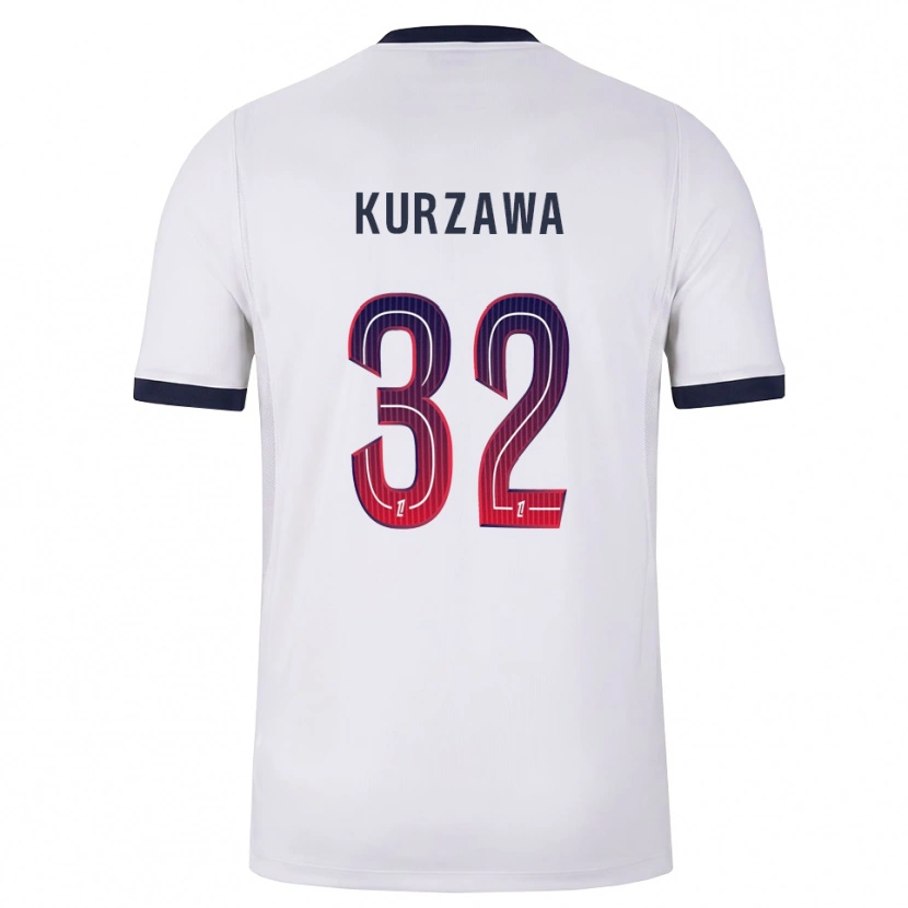 Danxen Damen Layvin Kurzawa #32 Weiß Schwarz Rot Auswärtstrikot Trikot 2026/27 T-Shirt Österreich