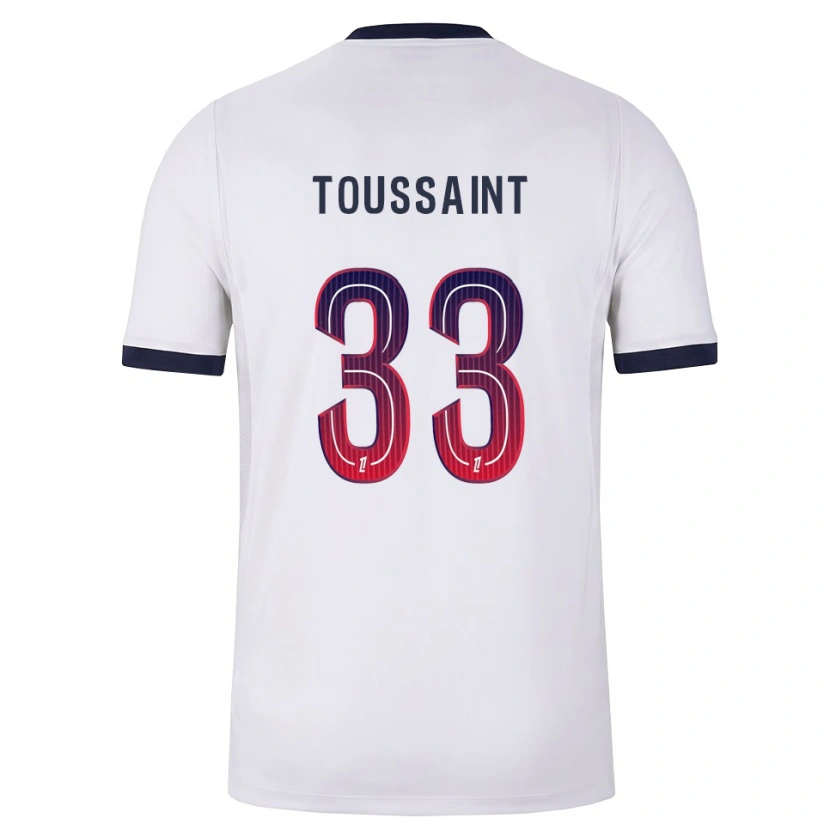 Danxen Damen Océane Toussaint #33 Weiß Schwarz Rot Auswärtstrikot Trikot 2026/27 T-Shirt Österreich