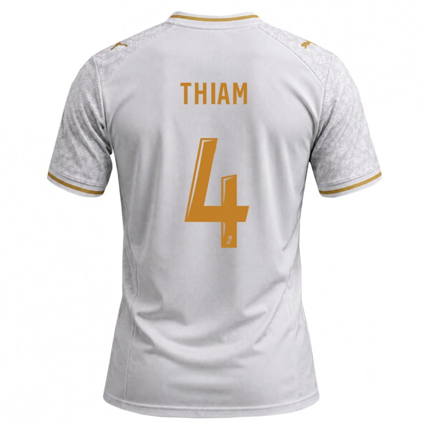 Danxen Damen Imran Thiam #4 Weiß Grau Goldrute Auswärtstrikot Trikot 2026/27 T-Shirt Österreich