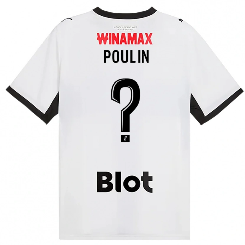 Danxen Damen Liam Poulin #0 Schwarz Weiß Rot Auswärtstrikot Trikot 2026/27 T-Shirt Österreich
