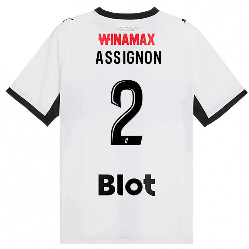 Danxen Damen Kenny Assignon #2 Schwarz Weiß Rot Auswärtstrikot Trikot 2026/27 T-Shirt Österreich