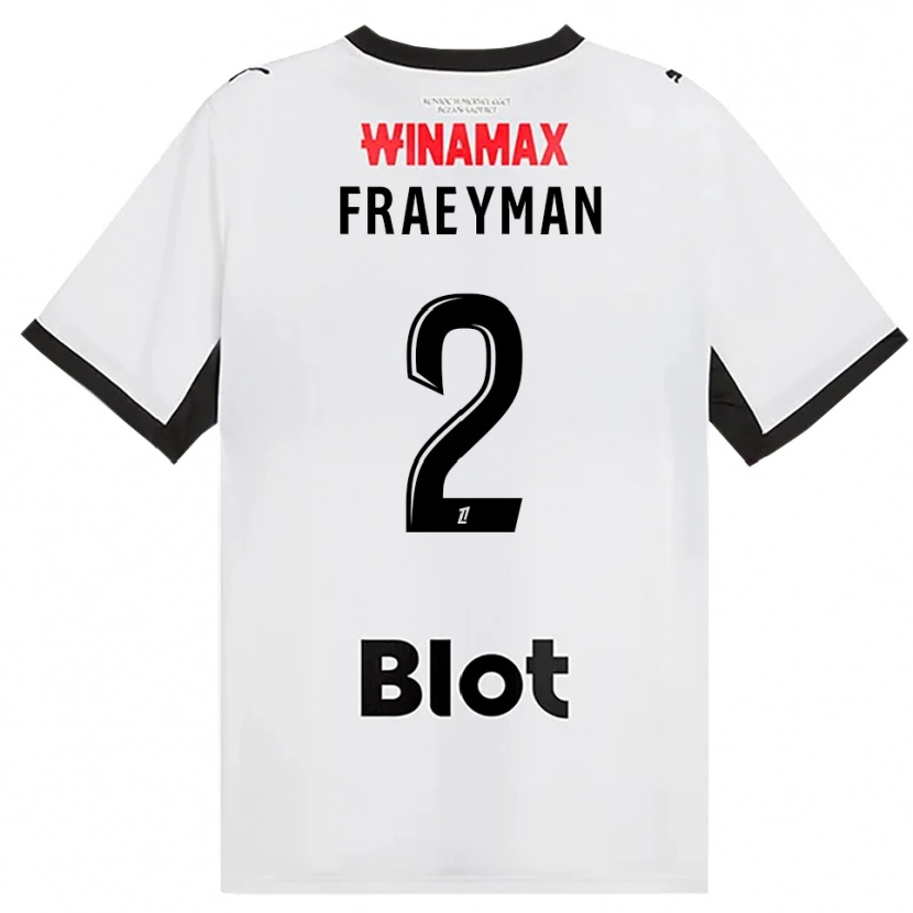 Danxen Damen Dorian Fraeyman #2 Schwarz Weiß Rot Auswärtstrikot Trikot 2026/27 T-Shirt Österreich