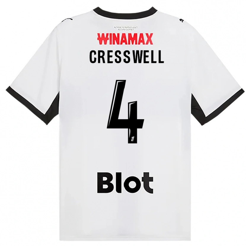 Danxen Damen Charlie Cresswell #4 Schwarz Weiß Rot Auswärtstrikot Trikot 2026/27 T-Shirt Österreich