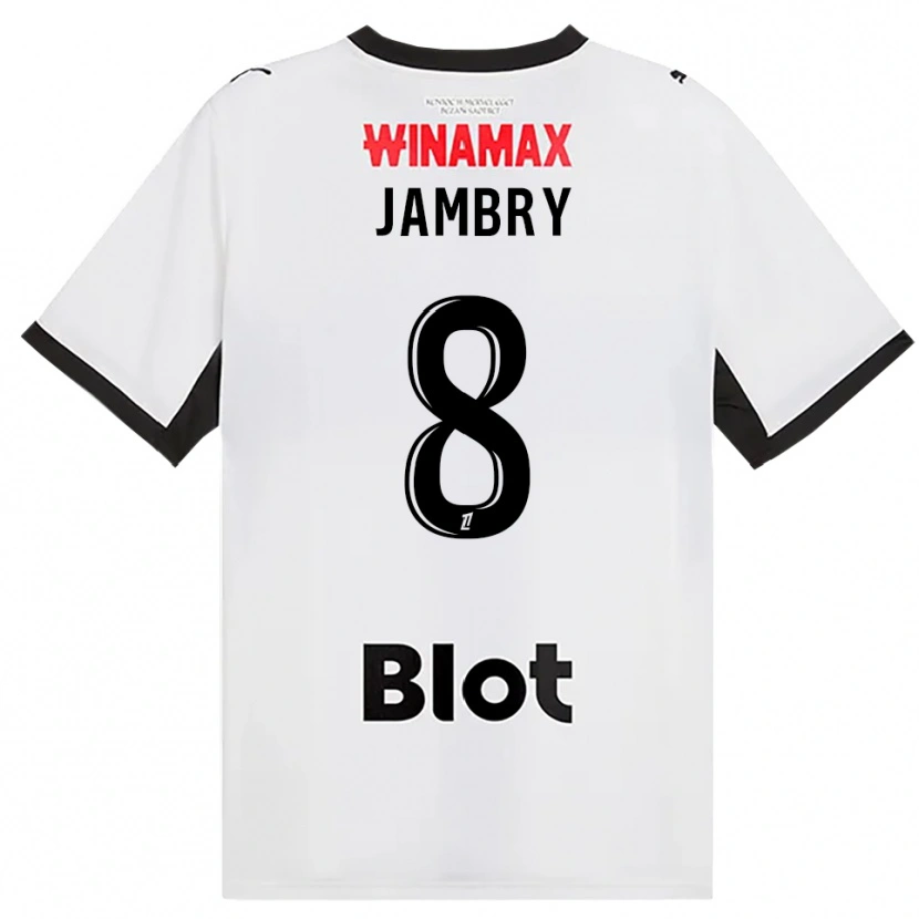 Danxen Damen Melvin Jambry #8 Schwarz Weiß Rot Auswärtstrikot Trikot 2026/27 T-Shirt Österreich