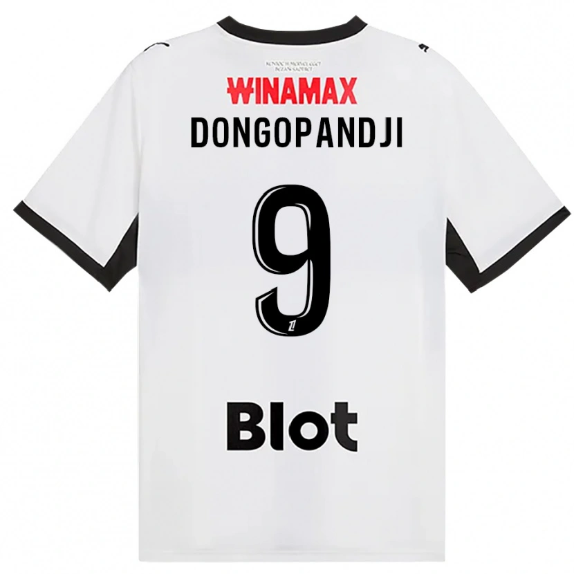 Danxen Damen Kelvin Dongopandji #9 Schwarz Weiß Rot Auswärtstrikot Trikot 2026/27 T-Shirt Österreich