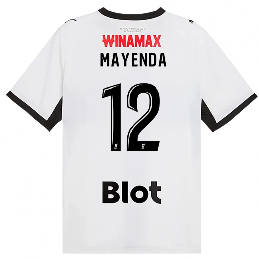 Danxen Damen Eliezer Mayenda #12 Schwarz Weiß Rot Auswärtstrikot Trikot 2026/27 T-Shirt Österreich