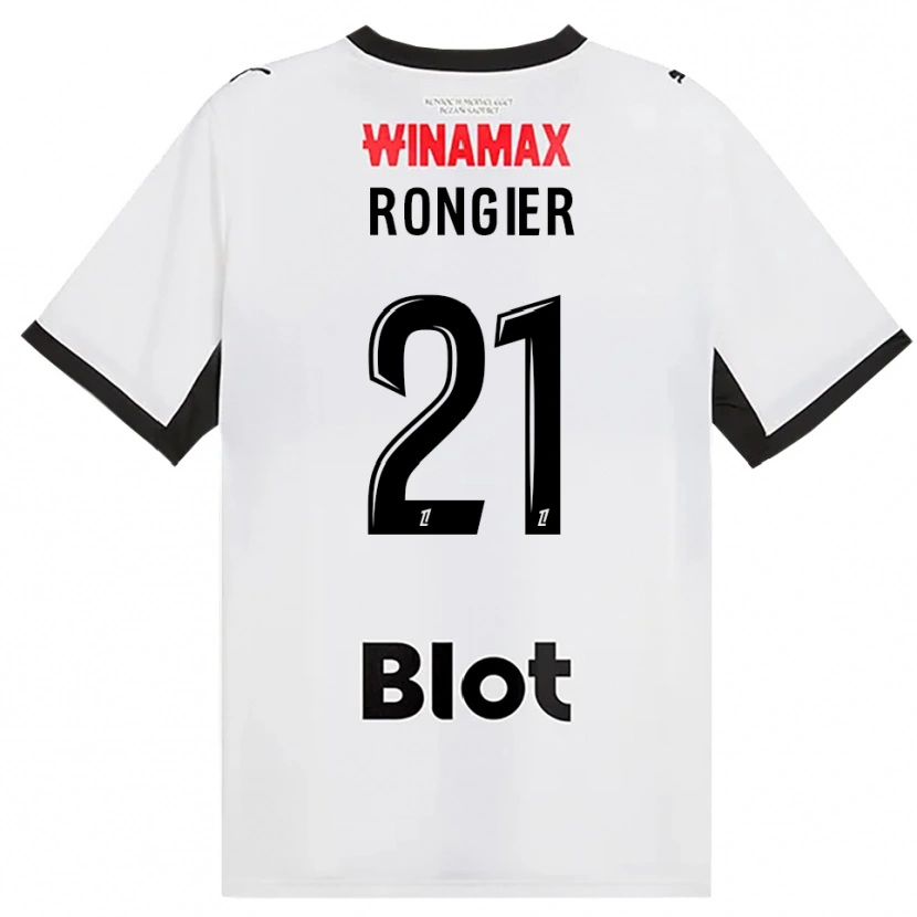 Danxen Damen Valentin Rongier #21 Schwarz Weiß Rot Auswärtstrikot Trikot 2026/27 T-Shirt Österreich