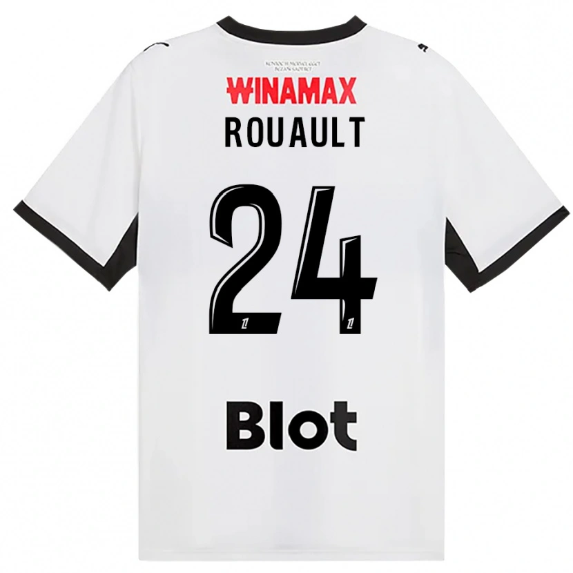 Danxen Damen Anthony Rouault #24 Schwarz Weiß Rot Auswärtstrikot Trikot 2026/27 T-Shirt Österreich