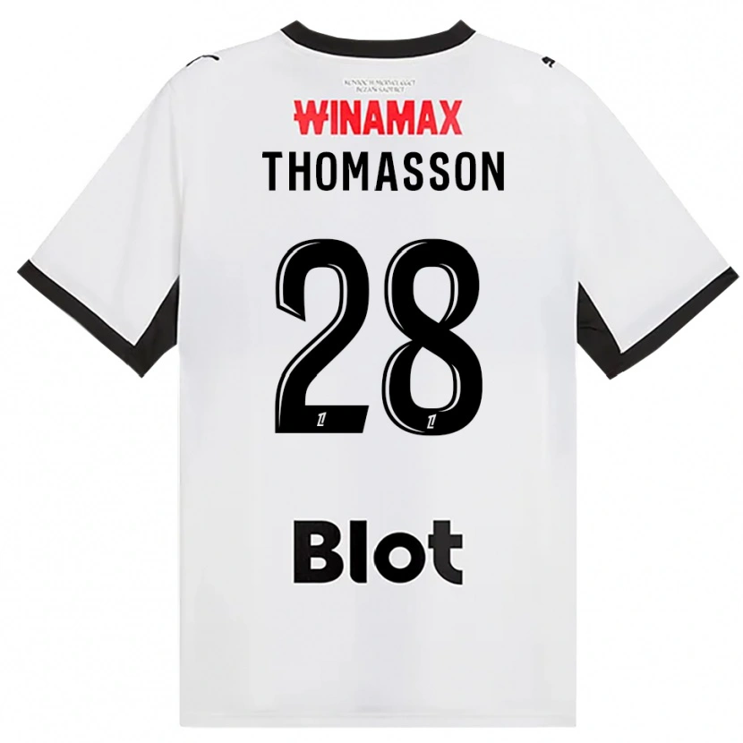 Danxen Damen Adrien Thomasson #28 Schwarz Weiß Rot Auswärtstrikot Trikot 2026/27 T-Shirt Österreich