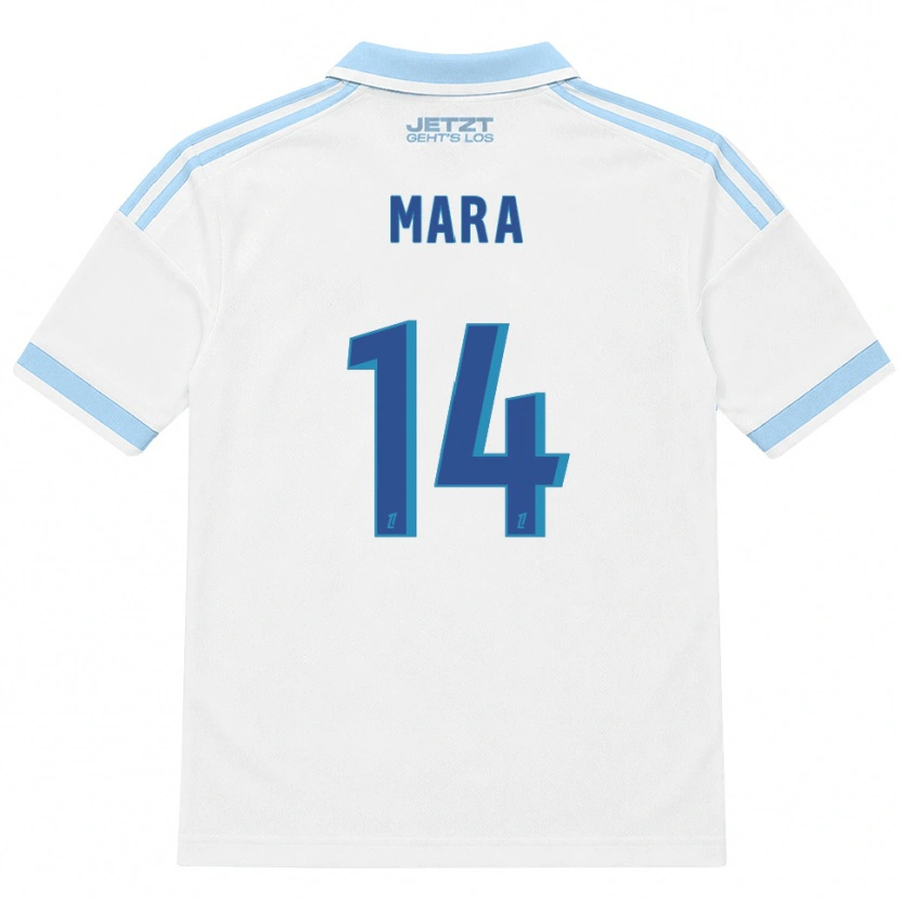 Danxen Damen Sékou Mara #14 Hellblau Weiß Rot Auswärtstrikot Trikot 2026/27 T-Shirt Österreich