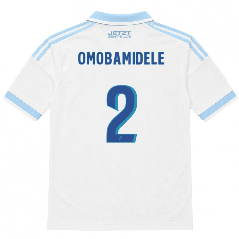 Danxen Damen Andrew Omobamidele #2 Hellblau Weiß Rot Auswärtstrikot Trikot 2026/27 T-Shirt Österreich