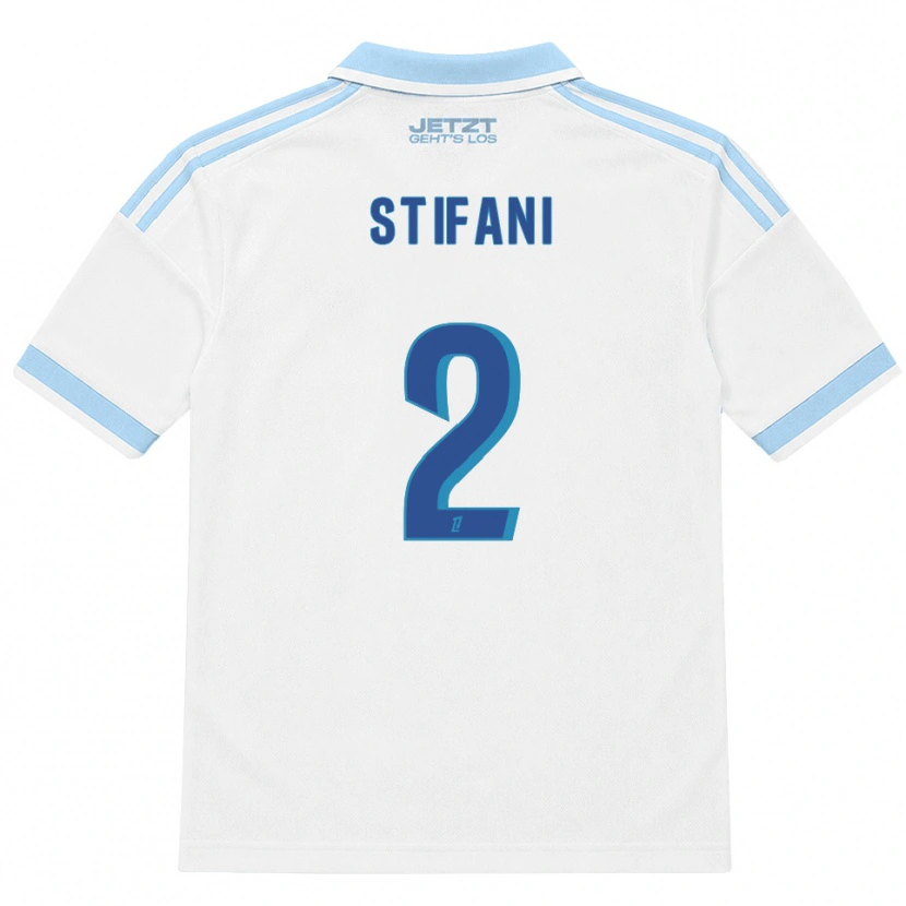 Danxen Damen Nolaan Stifani #2 Hellblau Weiß Rot Auswärtstrikot Trikot 2026/27 T-Shirt Österreich
