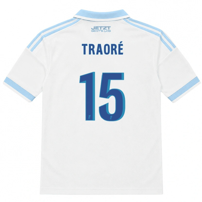 Danxen Damen Erwan Traoré #15 Hellblau Weiß Rot Auswärtstrikot Trikot 2026/27 T-Shirt Österreich