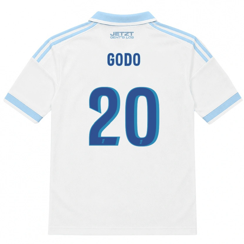Danxen Damen Martial Godo #20 Hellblau Weiß Rot Auswärtstrikot Trikot 2026/27 T-Shirt Österreich