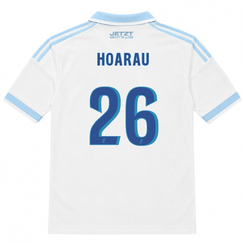 Danxen Damen Fanny Hoarau #26 Hellblau Weiß Rot Auswärtstrikot Trikot 2026/27 T-Shirt Österreich