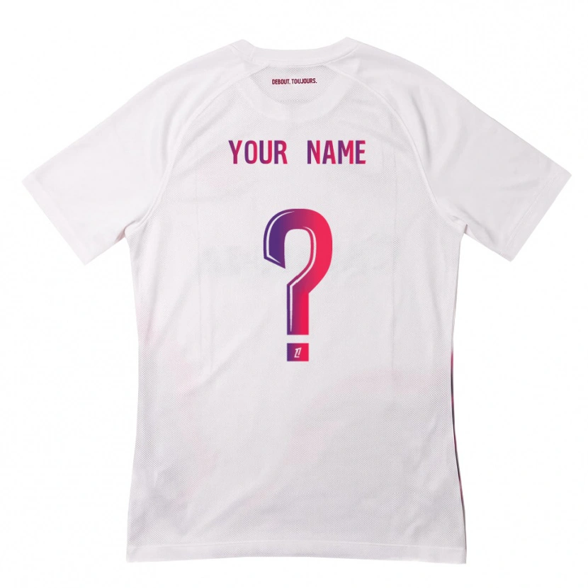 Danxen Damen Ihren Namen #0 Weiß Pink Lila Auswärtstrikot Trikot 2026/27 T-Shirt Österreich
