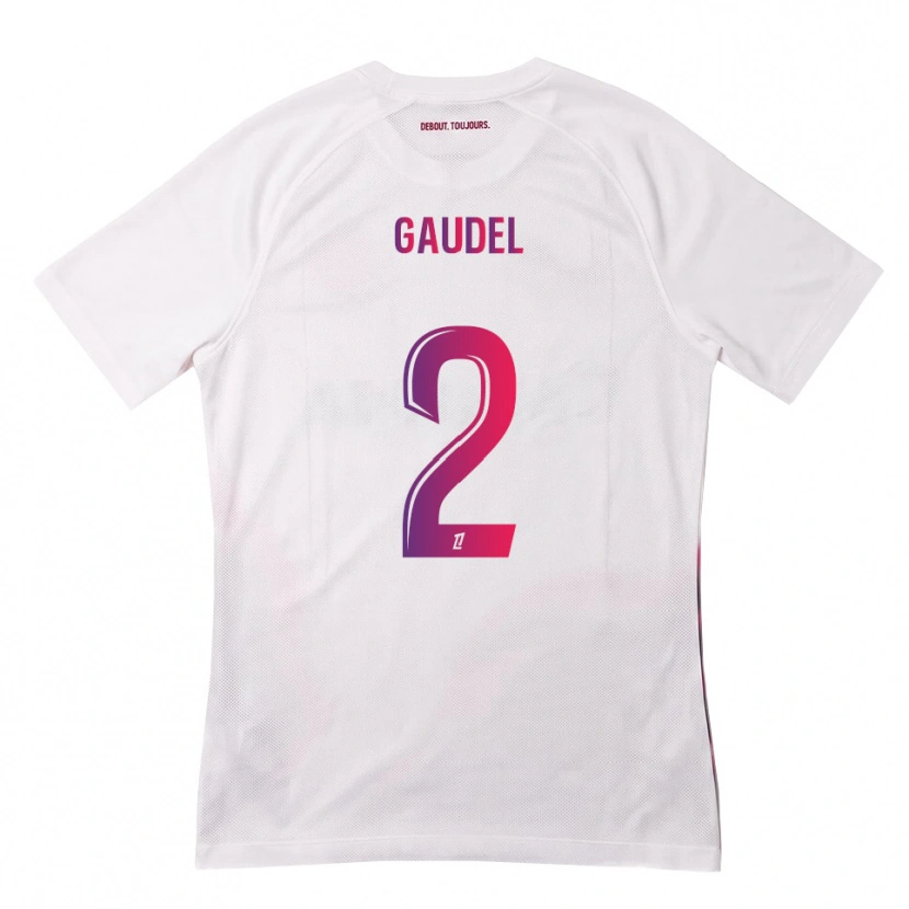 Danxen Damen Raphaël Gaudel #2 Weiß Pink Lila Auswärtstrikot Trikot 2026/27 T-Shirt Österreich