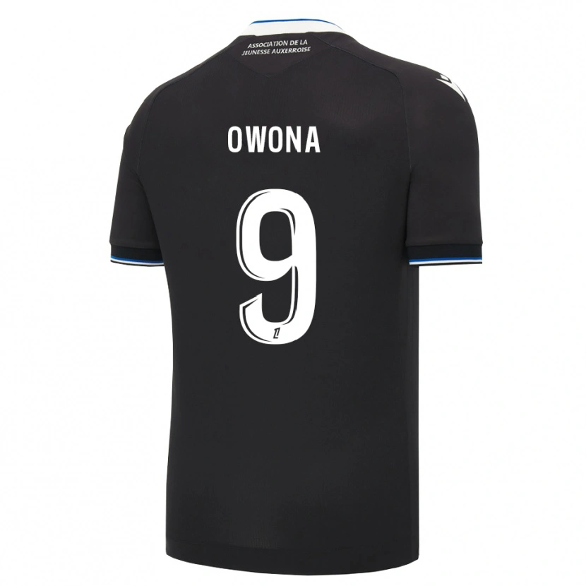 Danxen Damen Elijah Owona #9 Schwarz Blau Weiß Auswärtstrikot Trikot 2026/27 T-Shirt Österreich