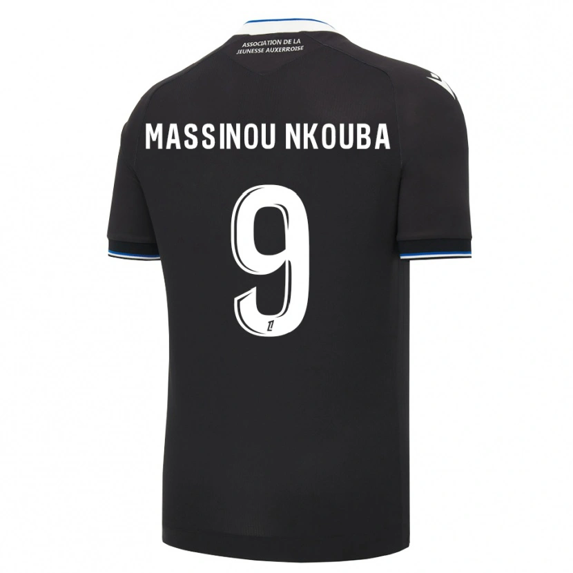 Danxen Damen Pierre Massinou Nkouba #9 Schwarz Blau Weiß Auswärtstrikot Trikot 2026/27 T-Shirt Österreich