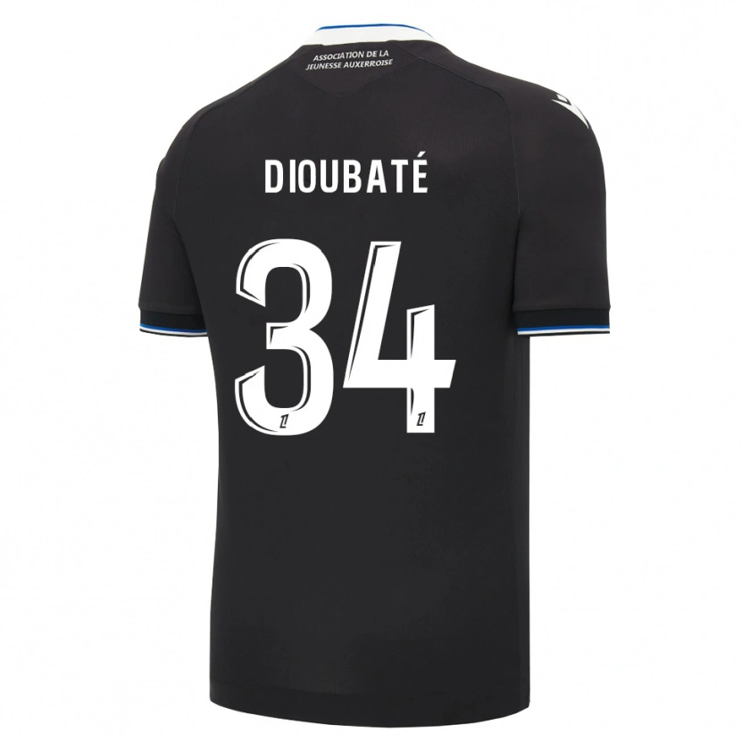 Danxen Damen Lamfia Dioubaté #34 Schwarz Blau Weiß Auswärtstrikot Trikot 2026/27 T-Shirt Österreich