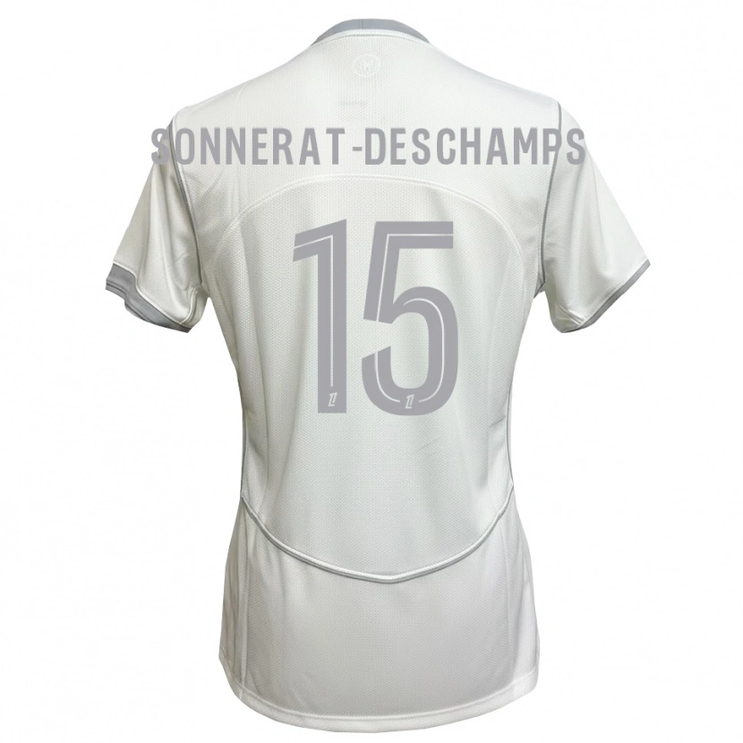 Danxen Damen Nattio Sonnerat #15 Weiß Grau Auswärtstrikot Trikot 2026/27 T-Shirt Österreich