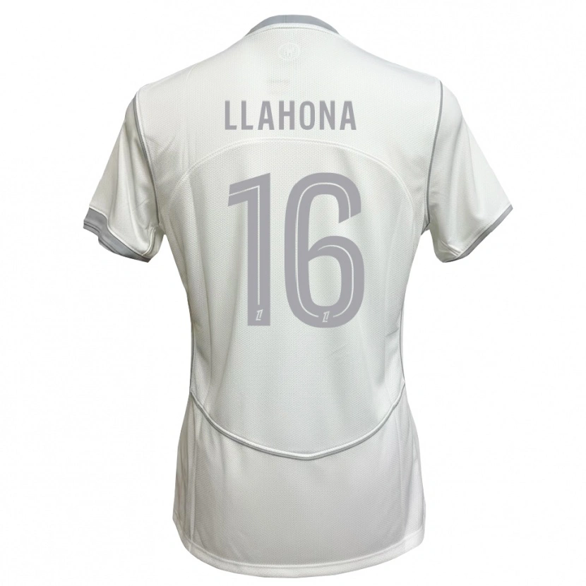 Danxen Damen Yann Llahona #16 Weiß Grau Auswärtstrikot Trikot 2026/27 T-Shirt Österreich