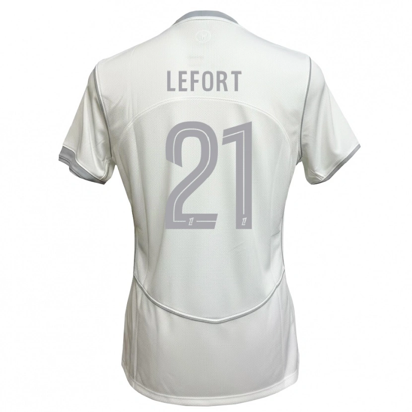 Danxen Damen Jordan Lefort #21 Weiß Grau Auswärtstrikot Trikot 2026/27 T-Shirt Österreich