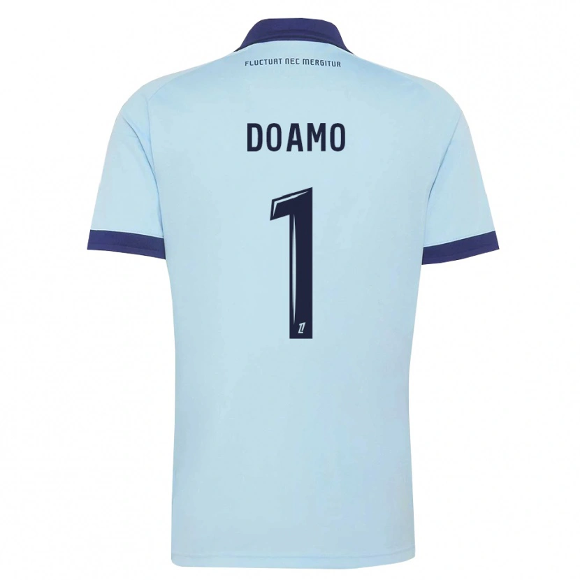 Danxen Damen Isaac Doamo #1 Kornblumenblau Schwarz Auswärtstrikot Trikot 2026/27 T-Shirt Österreich