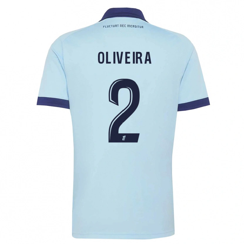 Danxen Damen Jean-Louis Oliveira #2 Kornblumenblau Schwarz Auswärtstrikot Trikot 2026/27 T-Shirt Österreich