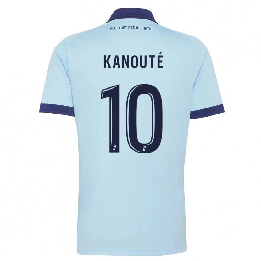 Danxen Damen Makan Kanouté #10 Kornblumenblau Schwarz Auswärtstrikot Trikot 2026/27 T-Shirt Österreich