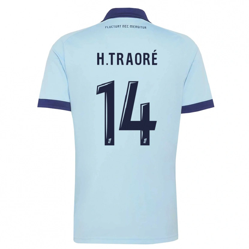 Danxen Damen Hamari Traoré #14 Kornblumenblau Schwarz Auswärtstrikot Trikot 2026/27 T-Shirt Österreich