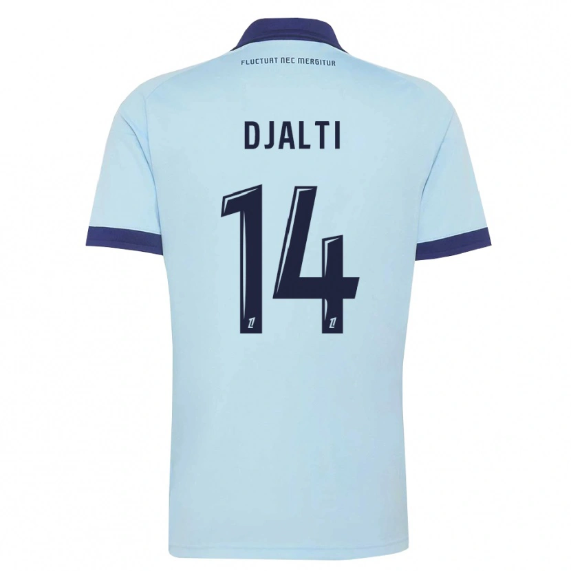 Danxen Damen Nadir Djalti #14 Kornblumenblau Schwarz Auswärtstrikot Trikot 2026/27 T-Shirt Österreich