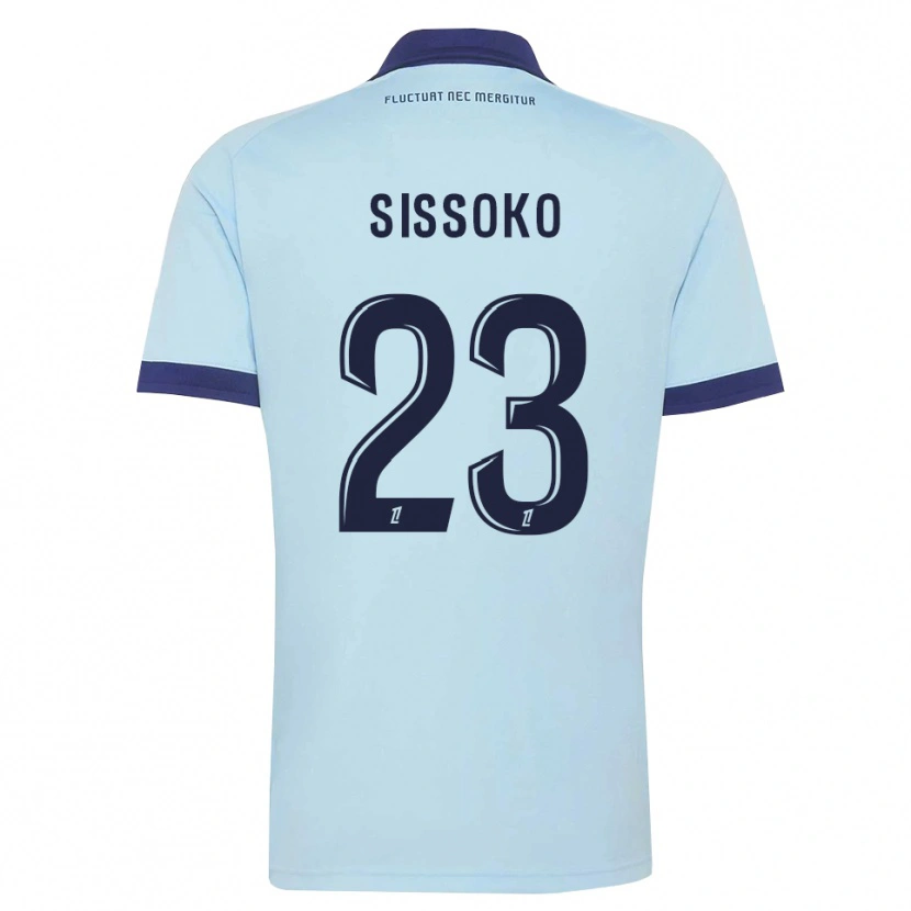 Danxen Damen Teninsoun Sissoko #23 Kornblumenblau Schwarz Auswärtstrikot Trikot 2026/27 T-Shirt Österreich