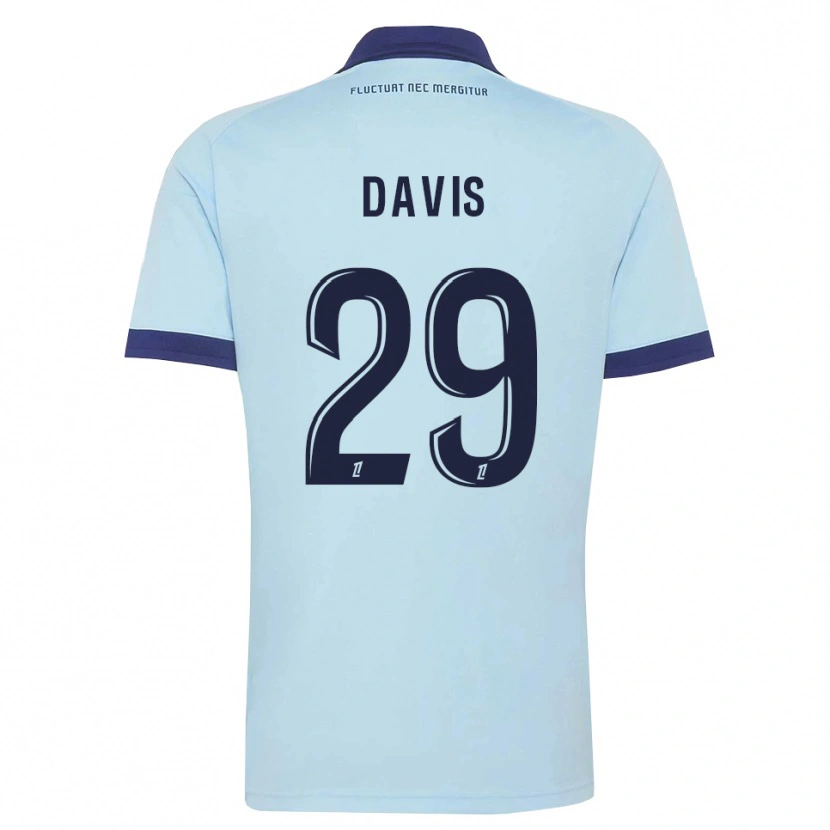 Danxen Damen Deja Davis #29 Kornblumenblau Schwarz Auswärtstrikot Trikot 2026/27 T-Shirt Österreich