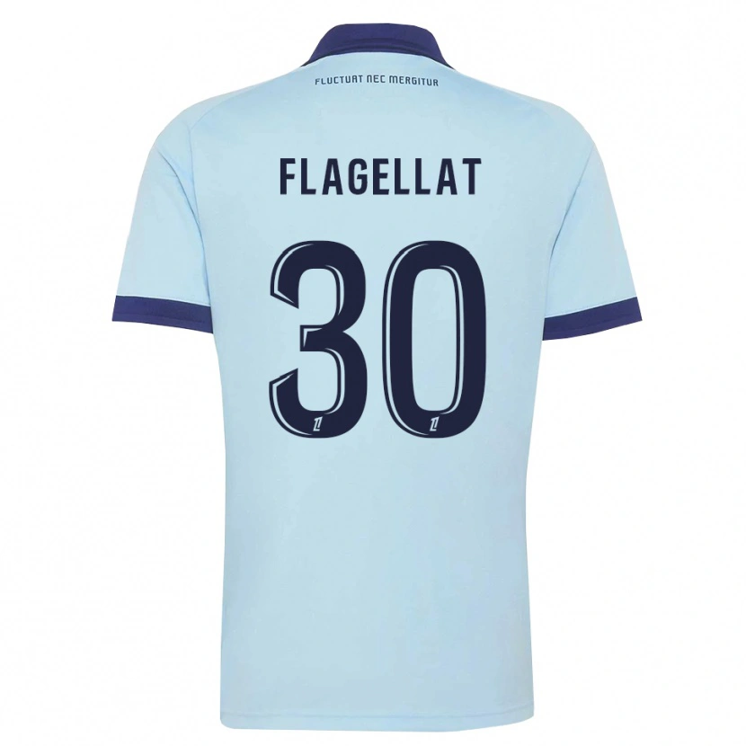 Danxen Damen Alizée Flagellat #30 Kornblumenblau Schwarz Auswärtstrikot Trikot 2026/27 T-Shirt Österreich