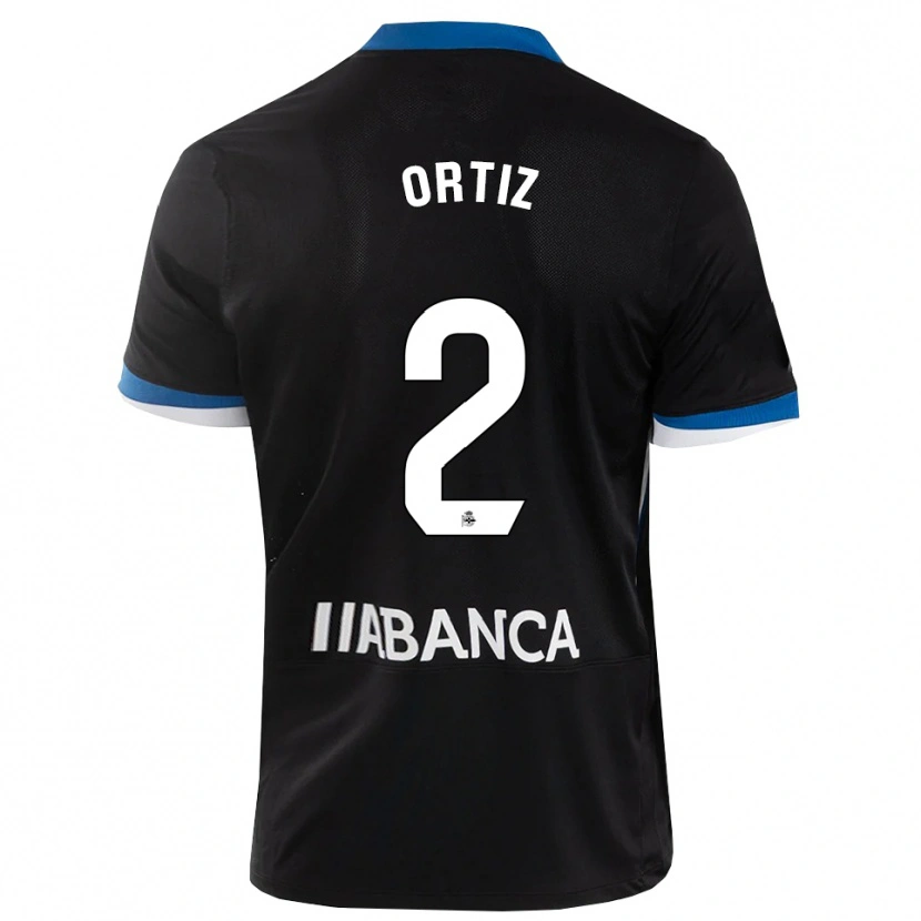 Danxen Damen Samara Ortiz #2 Schwarz Blau Weiß Auswärtstrikot Trikot 2026/27 T-Shirt Österreich