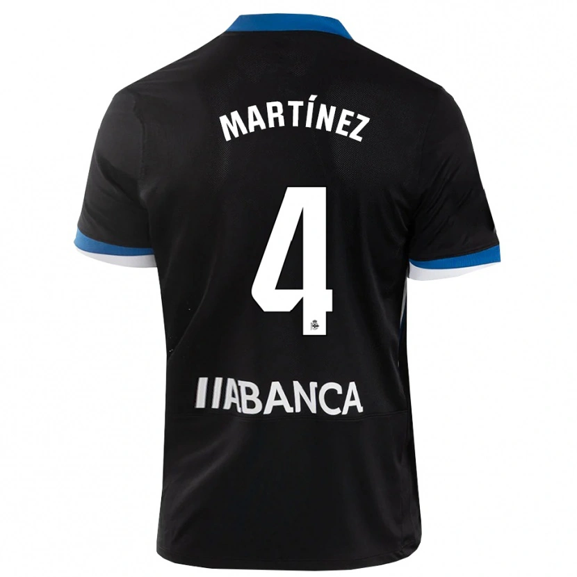 Danxen Damen Pablo Martínez #4 Schwarz Blau Weiß Auswärtstrikot Trikot 2026/27 T-Shirt Österreich