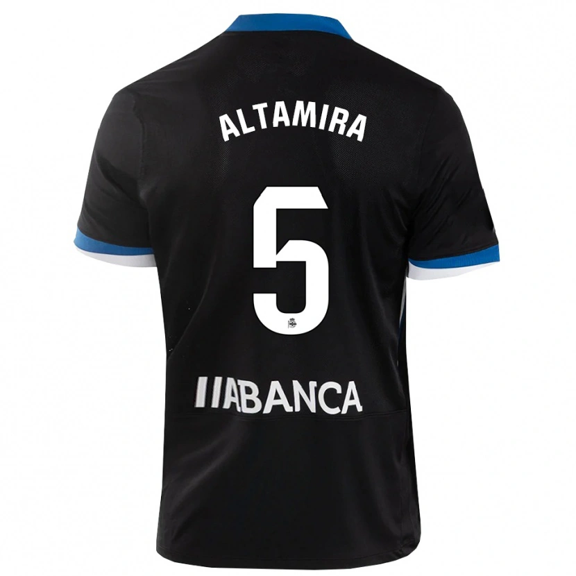 Danxen Damen Inés Altamira #5 Schwarz Blau Weiß Auswärtstrikot Trikot 2026/27 T-Shirt Österreich