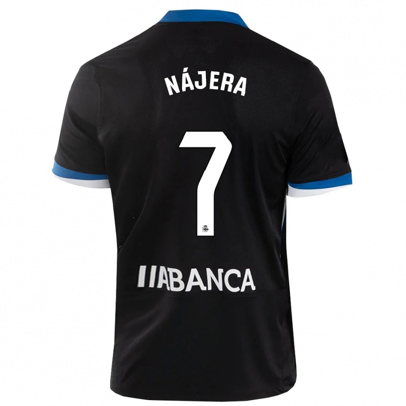 Danxen Damen Mario Nájera #7 Schwarz Blau Weiß Auswärtstrikot Trikot 2026/27 T-Shirt Österreich