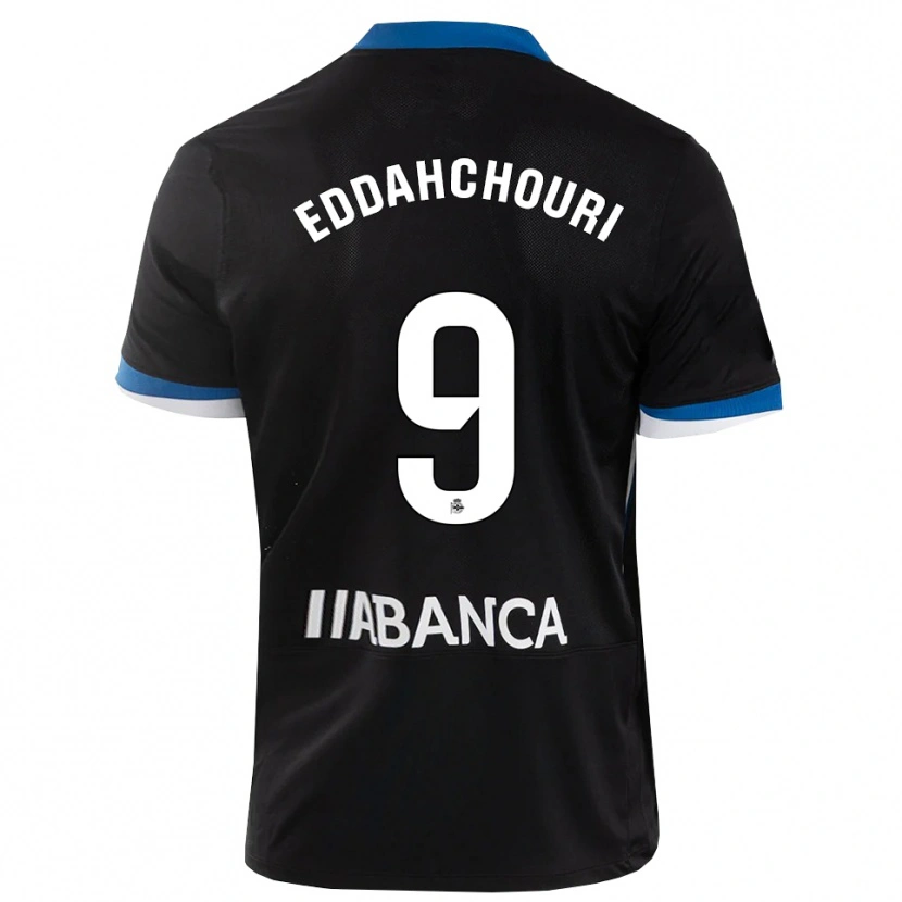 Danxen Damen Zakaria Eddahchouri #9 Schwarz Blau Weiß Auswärtstrikot Trikot 2026/27 T-Shirt Österreich
