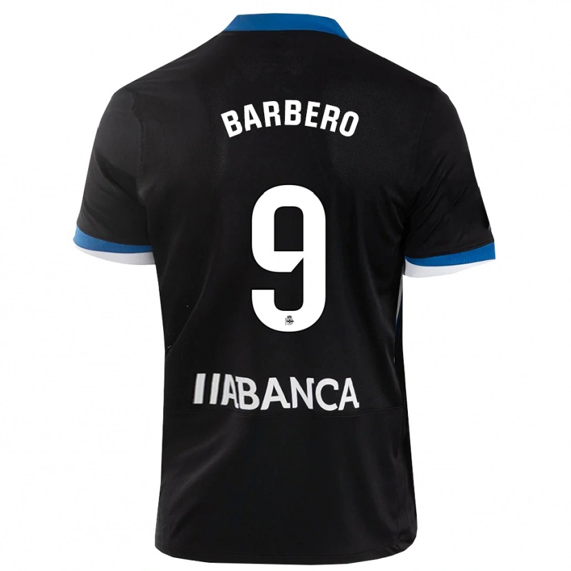 Danxen Damen Iván Barbero #9 Schwarz Blau Weiß Auswärtstrikot Trikot 2026/27 T-Shirt Österreich