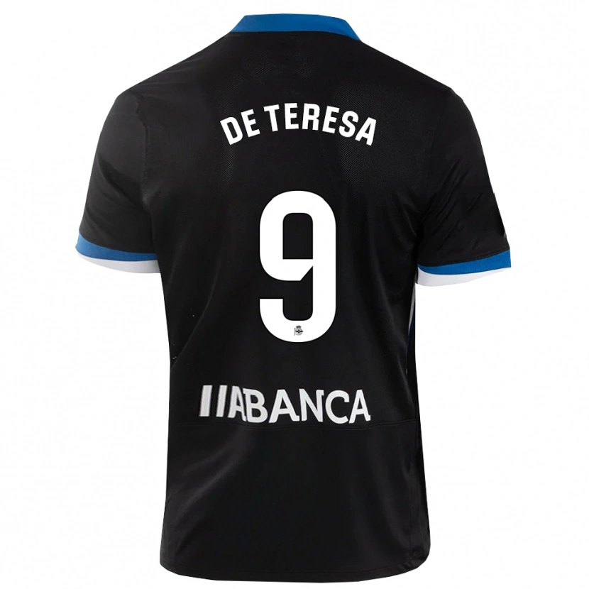 Danxen Damen Ana Lucía De Teresa #9 Schwarz Blau Weiß Auswärtstrikot Trikot 2026/27 T-Shirt Österreich