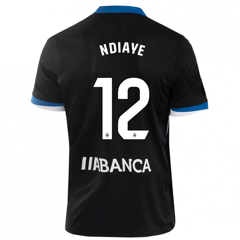 Danxen Damen Malick Ndiaye #12 Schwarz Blau Weiß Auswärtstrikot Trikot 2026/27 T-Shirt Österreich