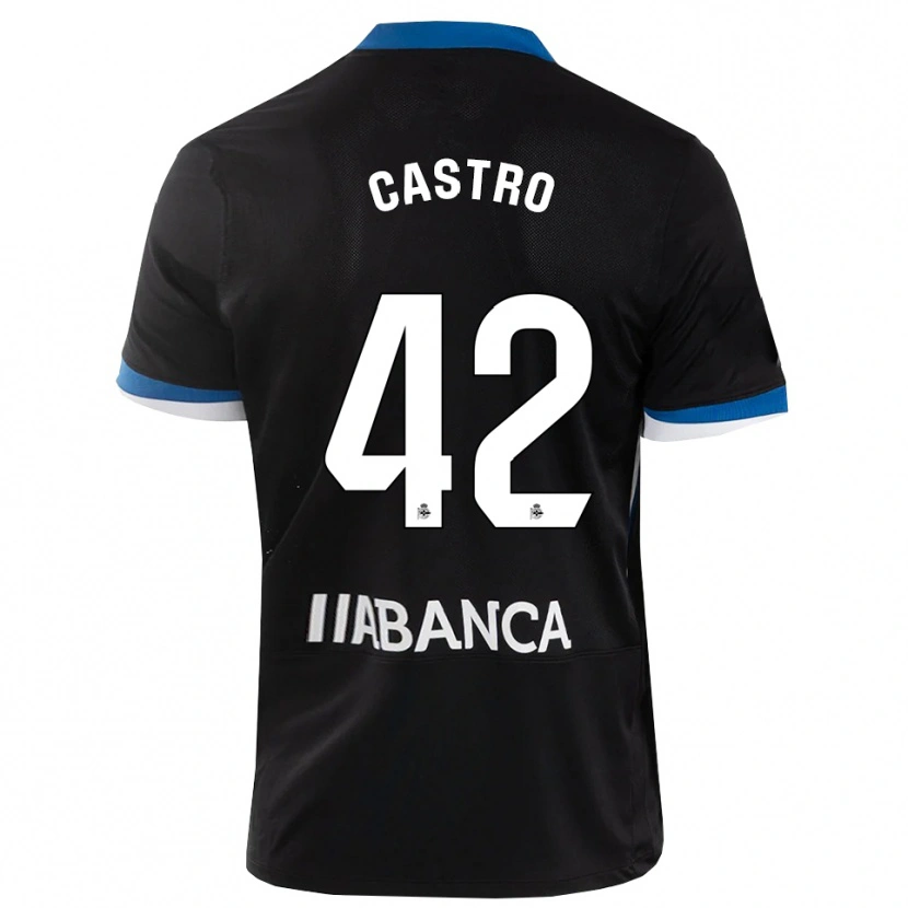 Danxen Damen Lucas Castro #42 Schwarz Blau Weiß Auswärtstrikot Trikot 2026/27 T-Shirt Österreich
